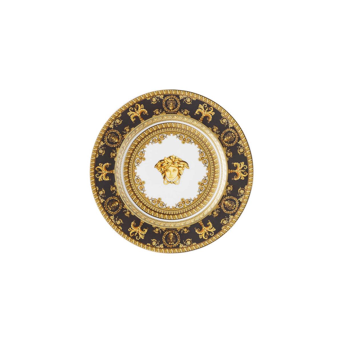 Versace I Love Baroque Bread & Butter Plate, 7 in, Nero