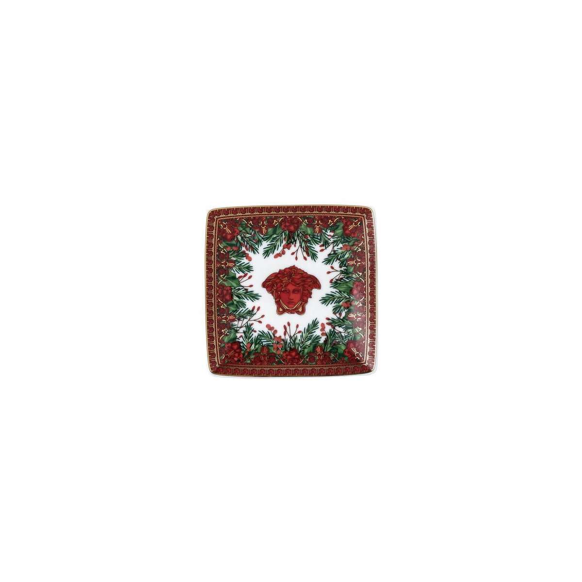 Versace I Love Baroque Holiday Canape Dish, 4 3/4 in, Square