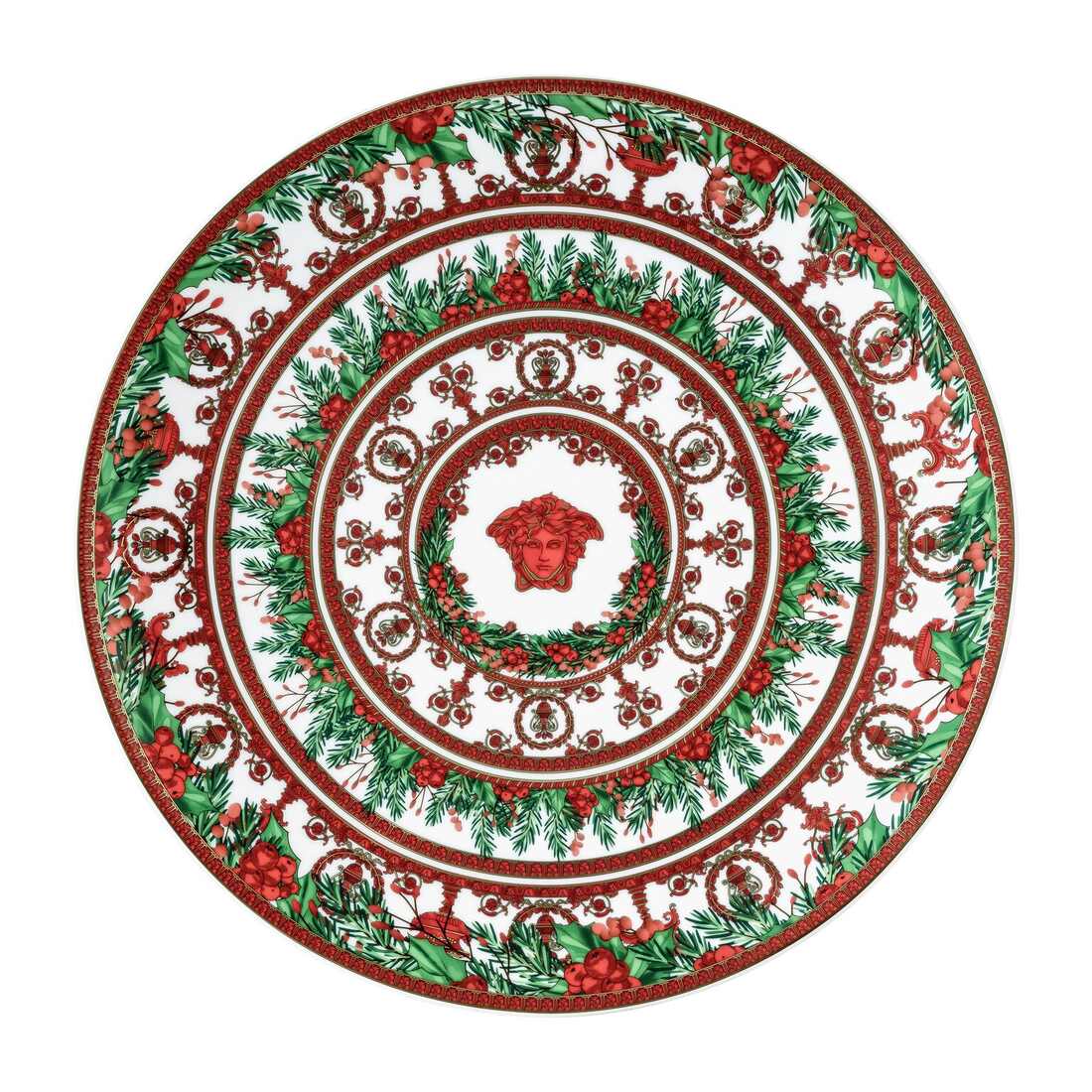 Versace I Love Baroque Holiday Christmas Plate