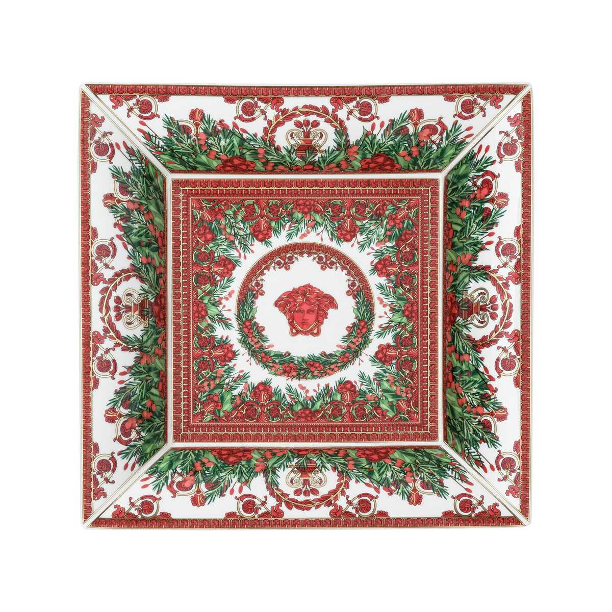 Versace I Love Baroque Holiday Tray, 11 in