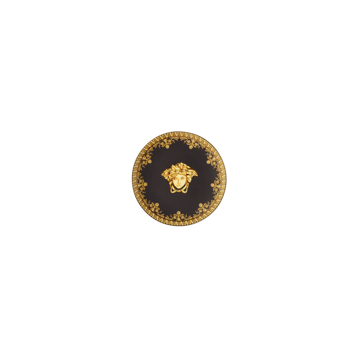 Versace I Love Baroque Plate, 4 in, Nero