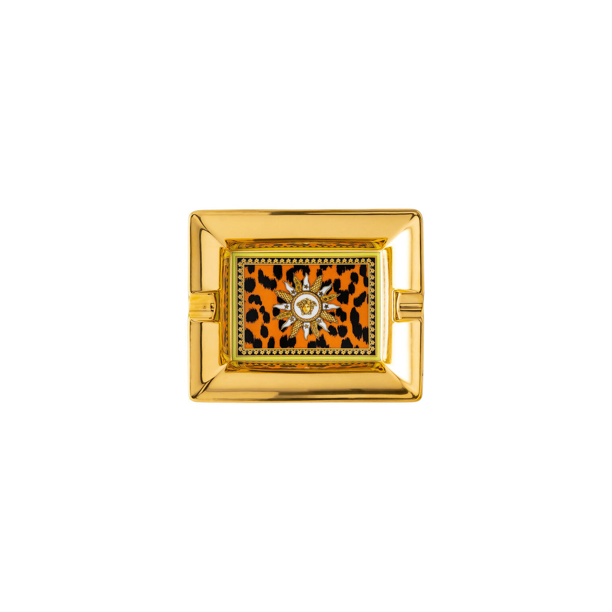 Versace Jungle Animalier Ashtray, 5 in