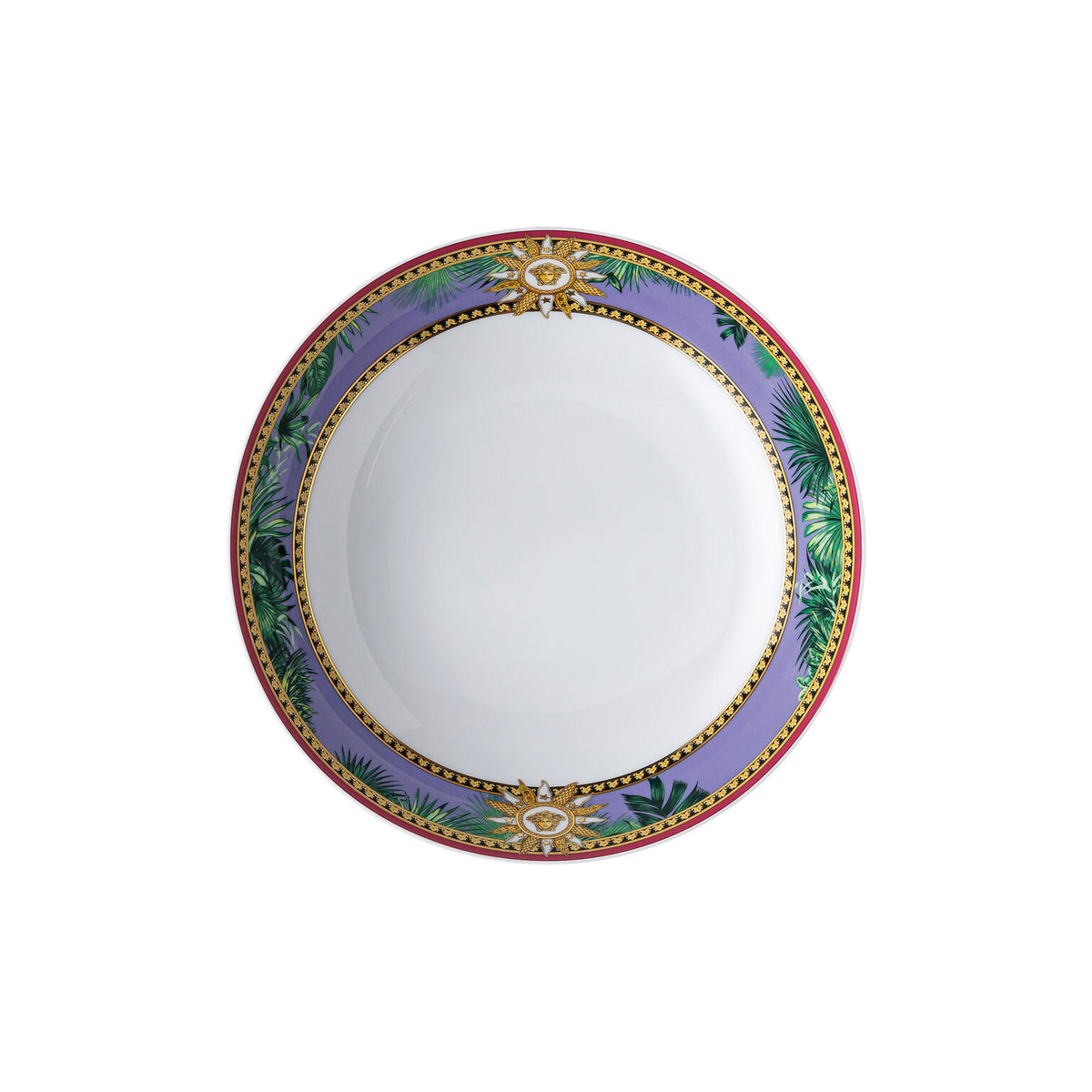 Versace Jungle Animalier Rim Soup, 8 2/3 in