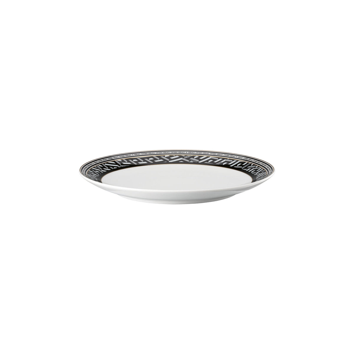 Versace La Greca Signature Black Salad Plate, 8 1/4 in, view 2
