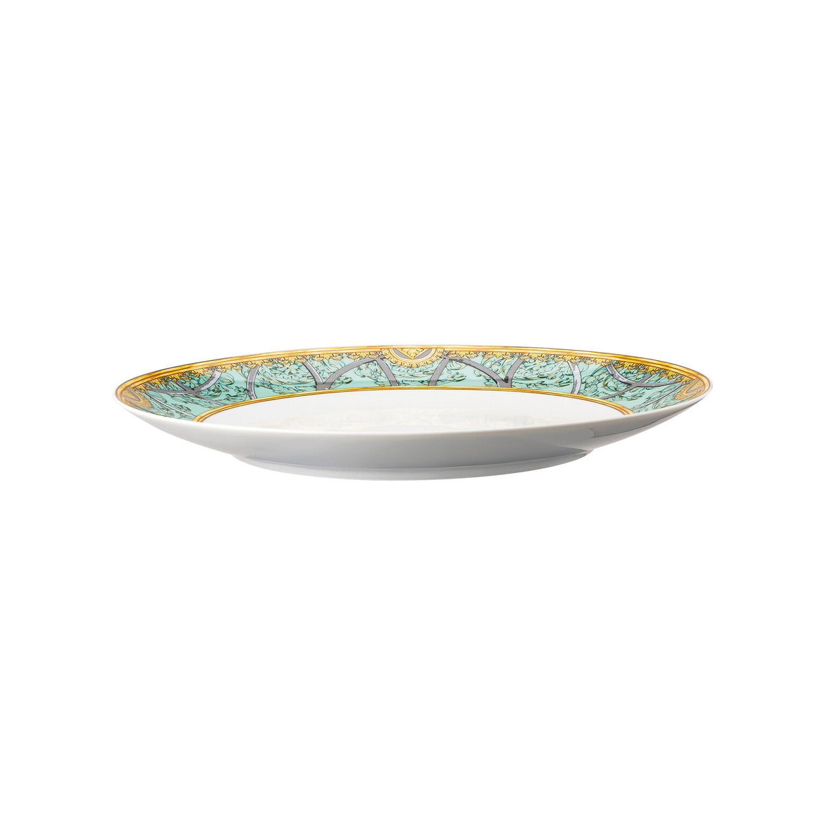 Versace La Scala del Palazzo Dinner Plate, 11 in, Verde, view 2