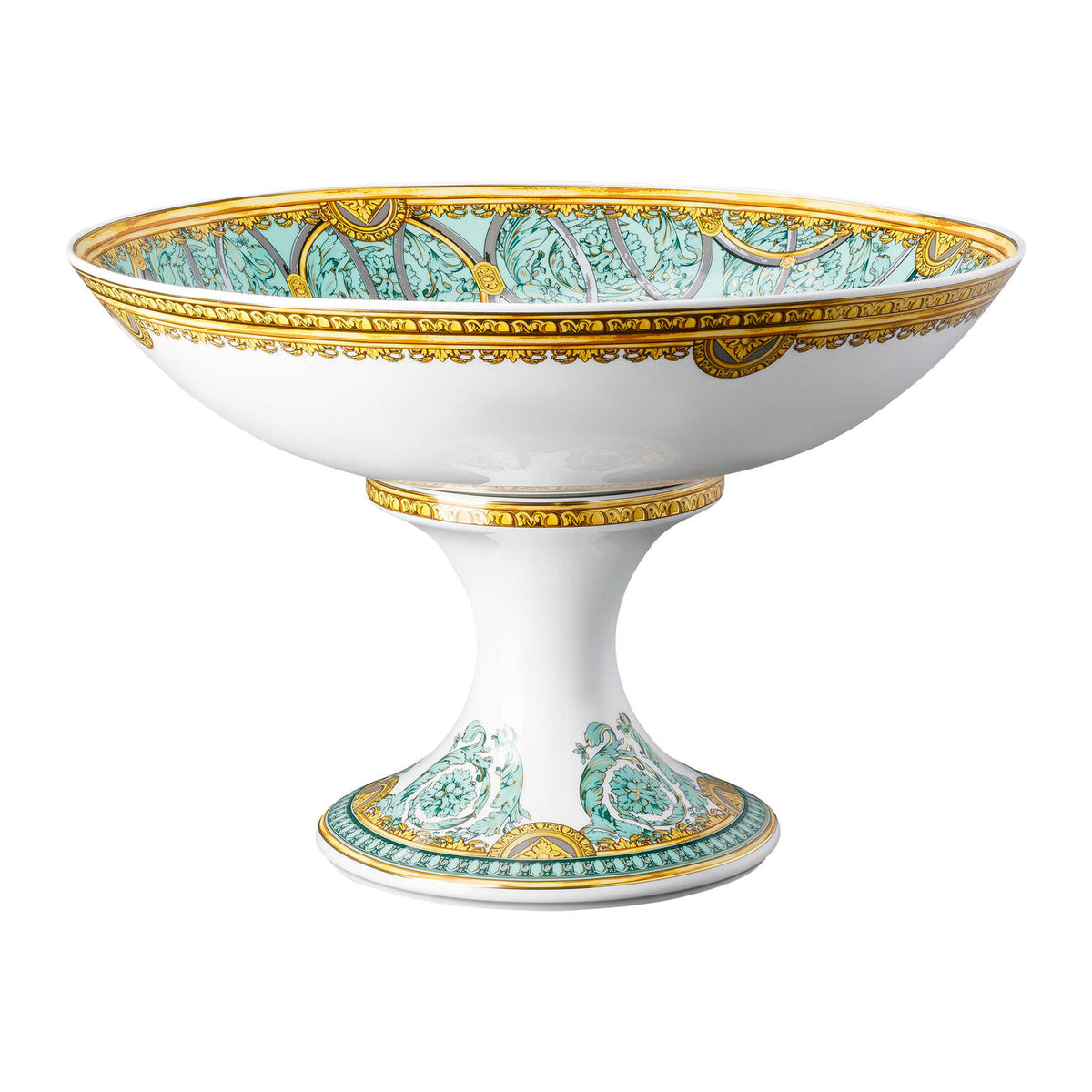 Versace La Scala del Palazzo Footed Bowl, 14 in