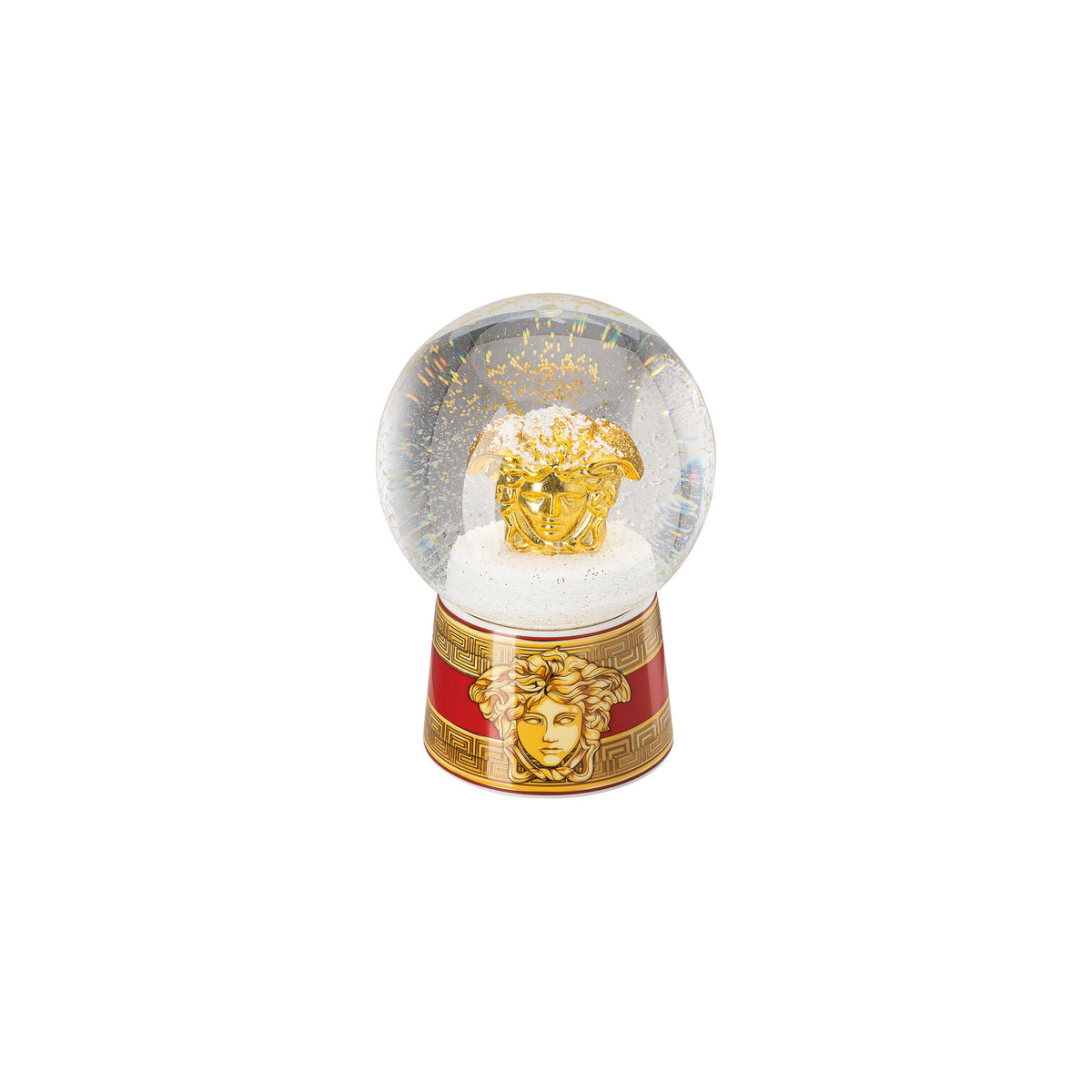 Versace Medusa Amplified Golden Coin Snow Sphere, 4 1/2 in, view 3