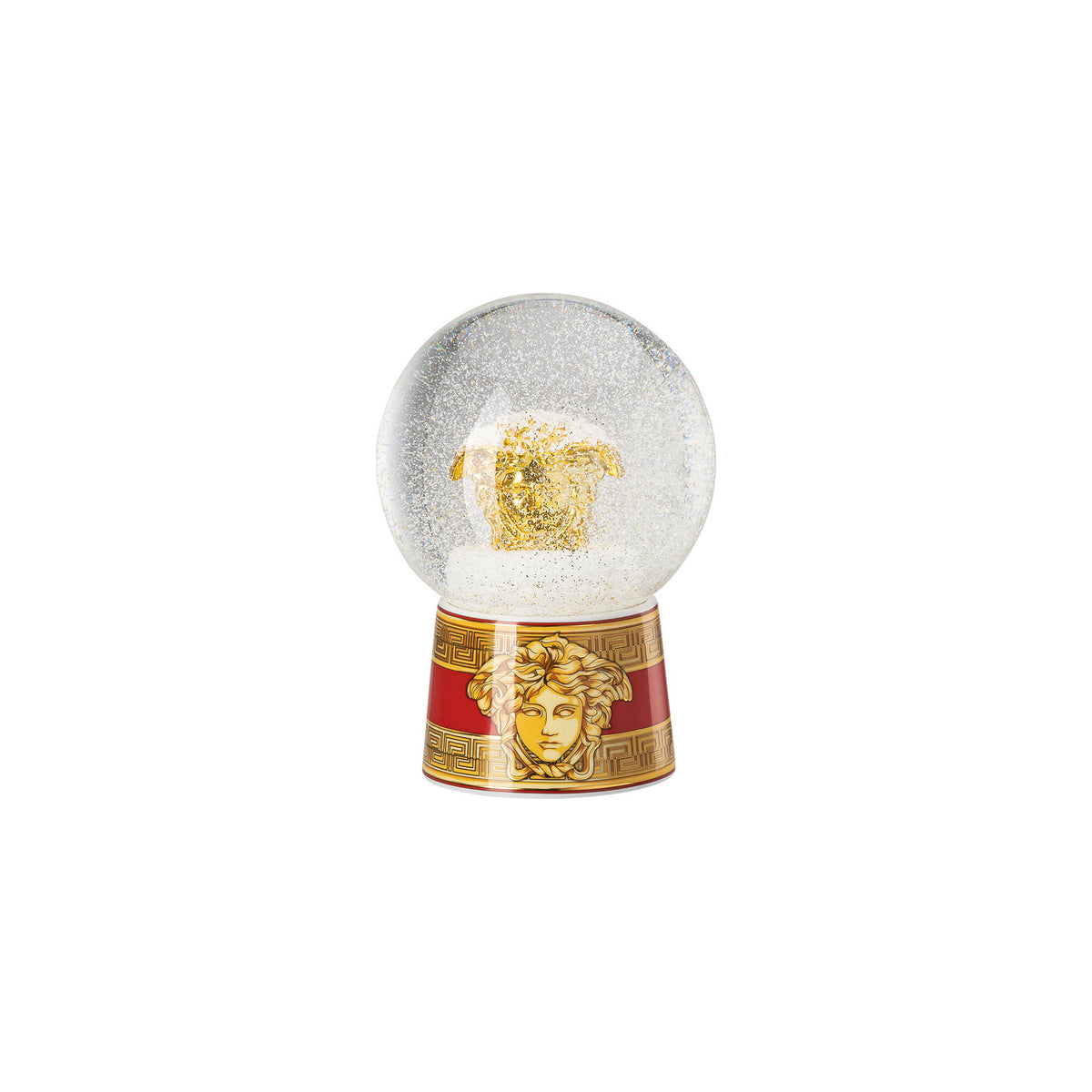Versace Medusa Amplified Golden Coin Snow Sphere, 4 1/2 in, view 5