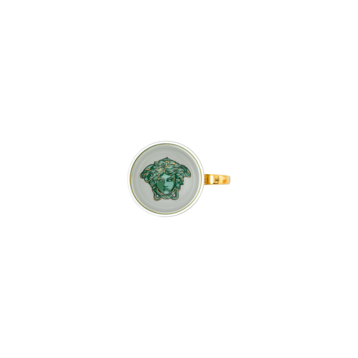 Versace Medusa Amplified Green Coin Mug, view 5