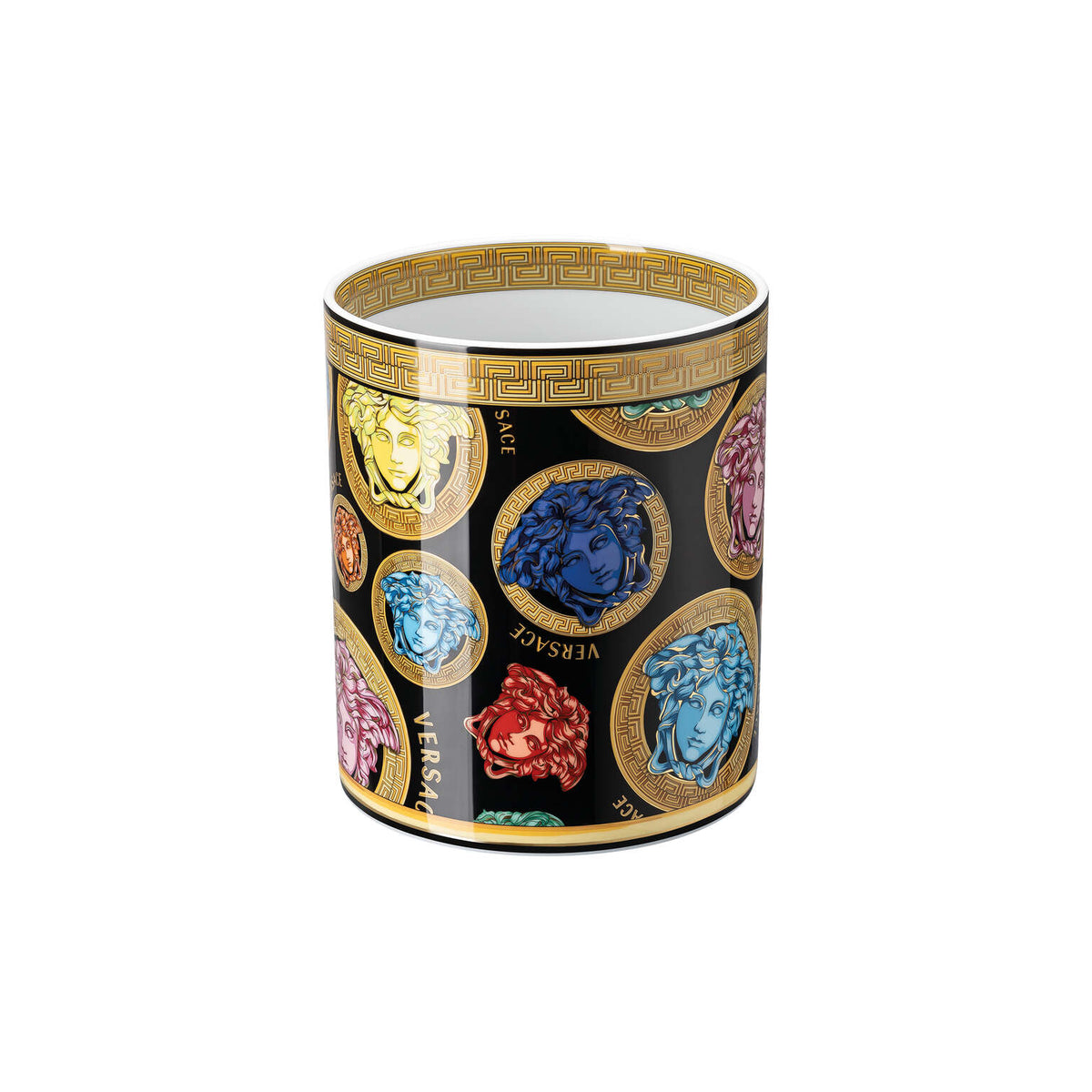 Versace Medusa Amplified Multicolor Vase, 7 in, view 4