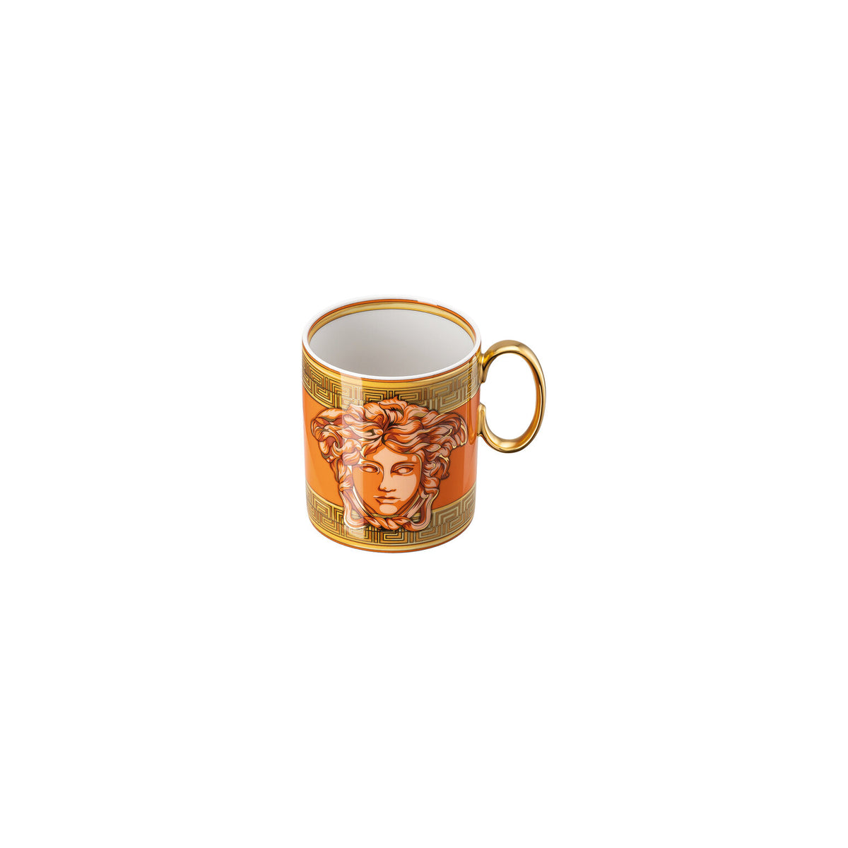 Versace Medusa Amplified Orange Coin Mug, view 4