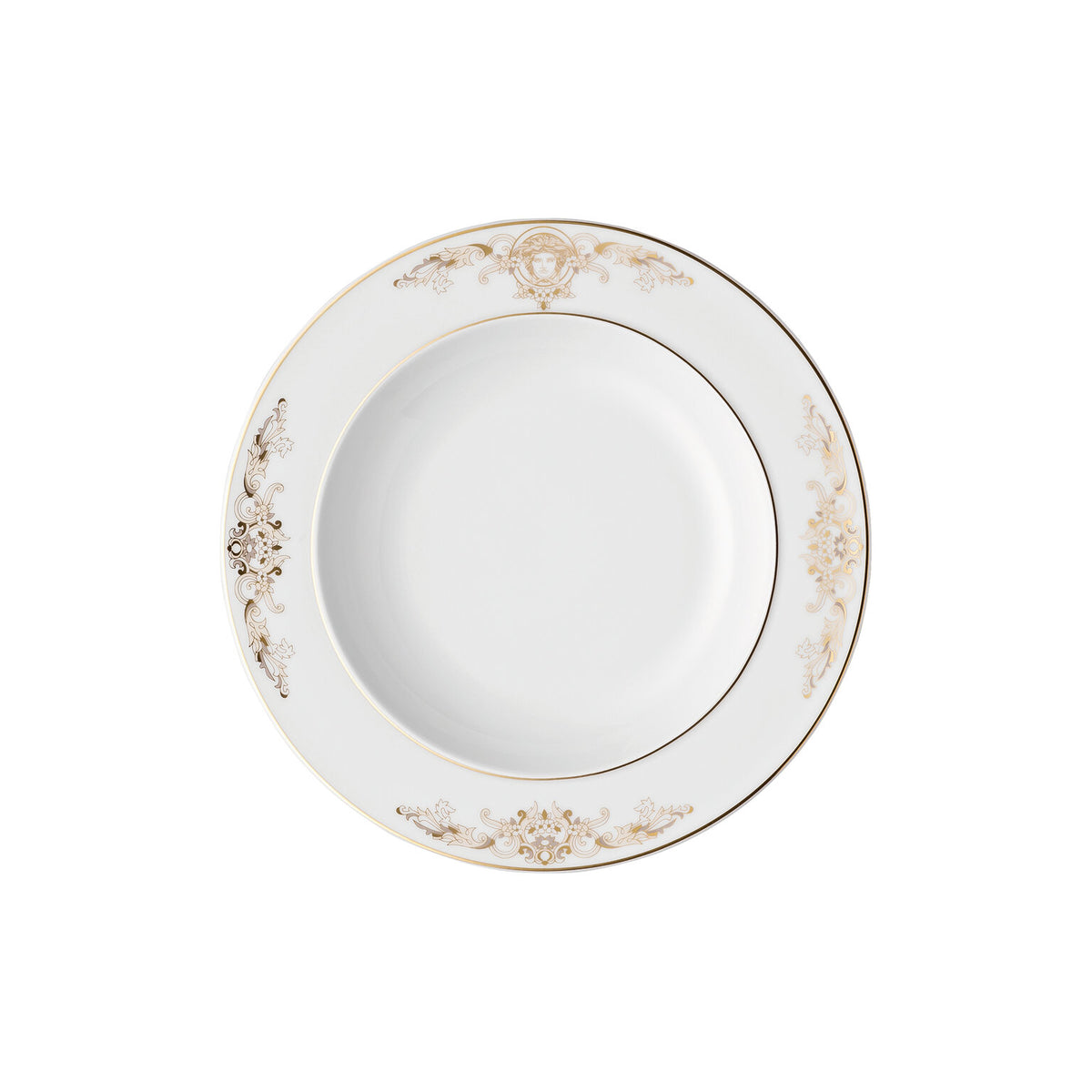 Versace Medusa Gala Rim Soup, 8 2/3 in