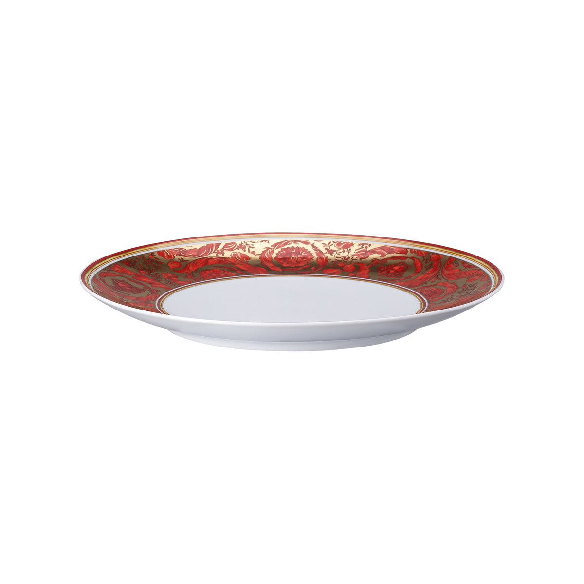 Versace Medusa Garland Dinner Plate, 11 in, Red, view 2