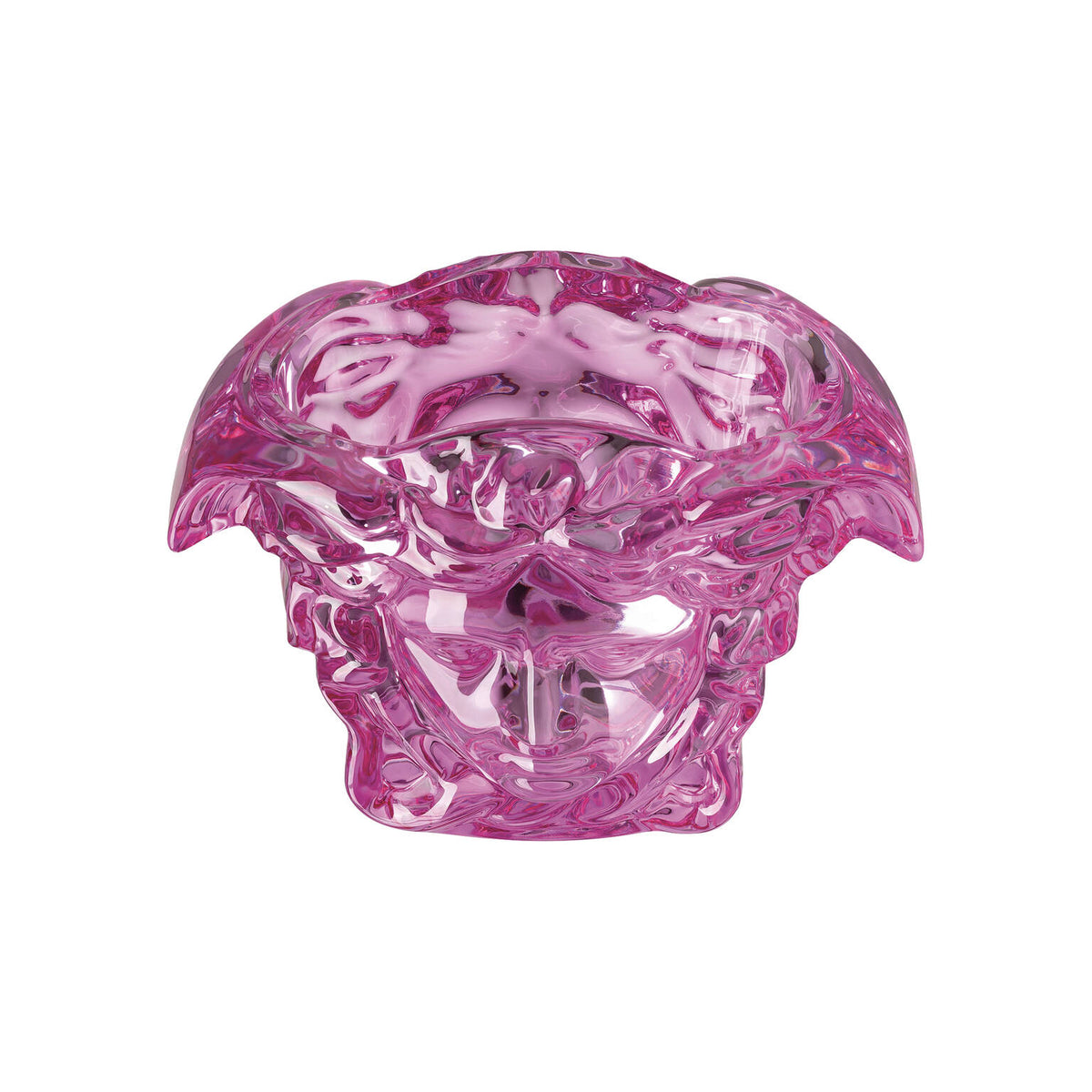 Versace Medusa Grande Vase, 7 in, Pink, view 3
