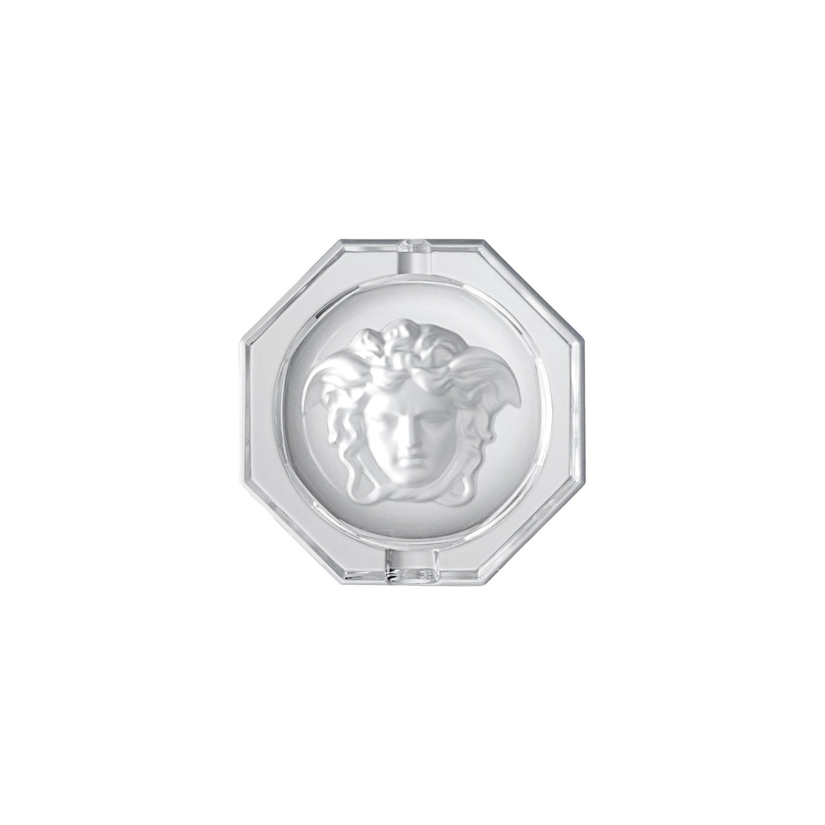Versace Medusa Lumiere Crystal Ashtray, 6 1/4 in, view 2