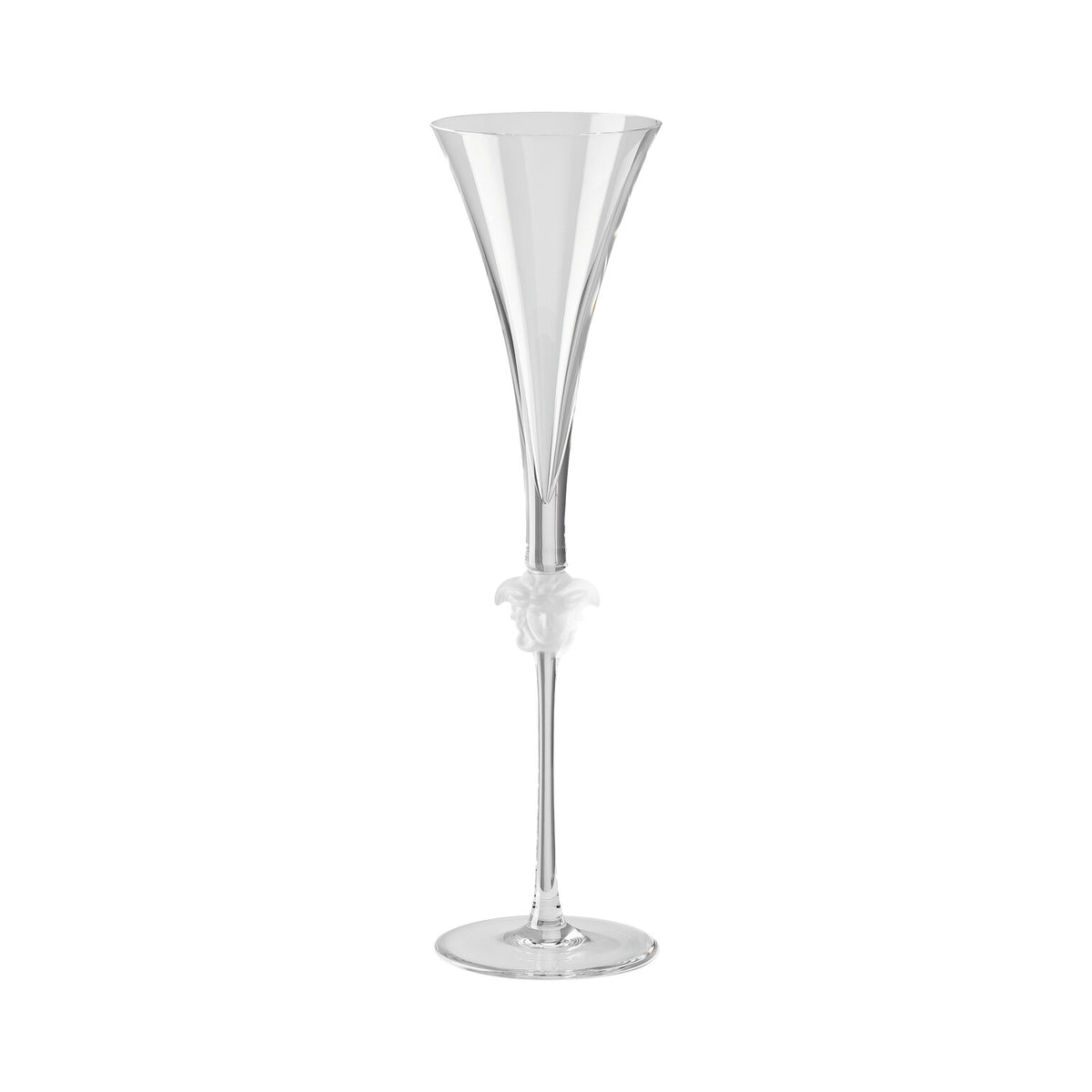 Versace Medusa Lumiere Crystal Champagne Flute