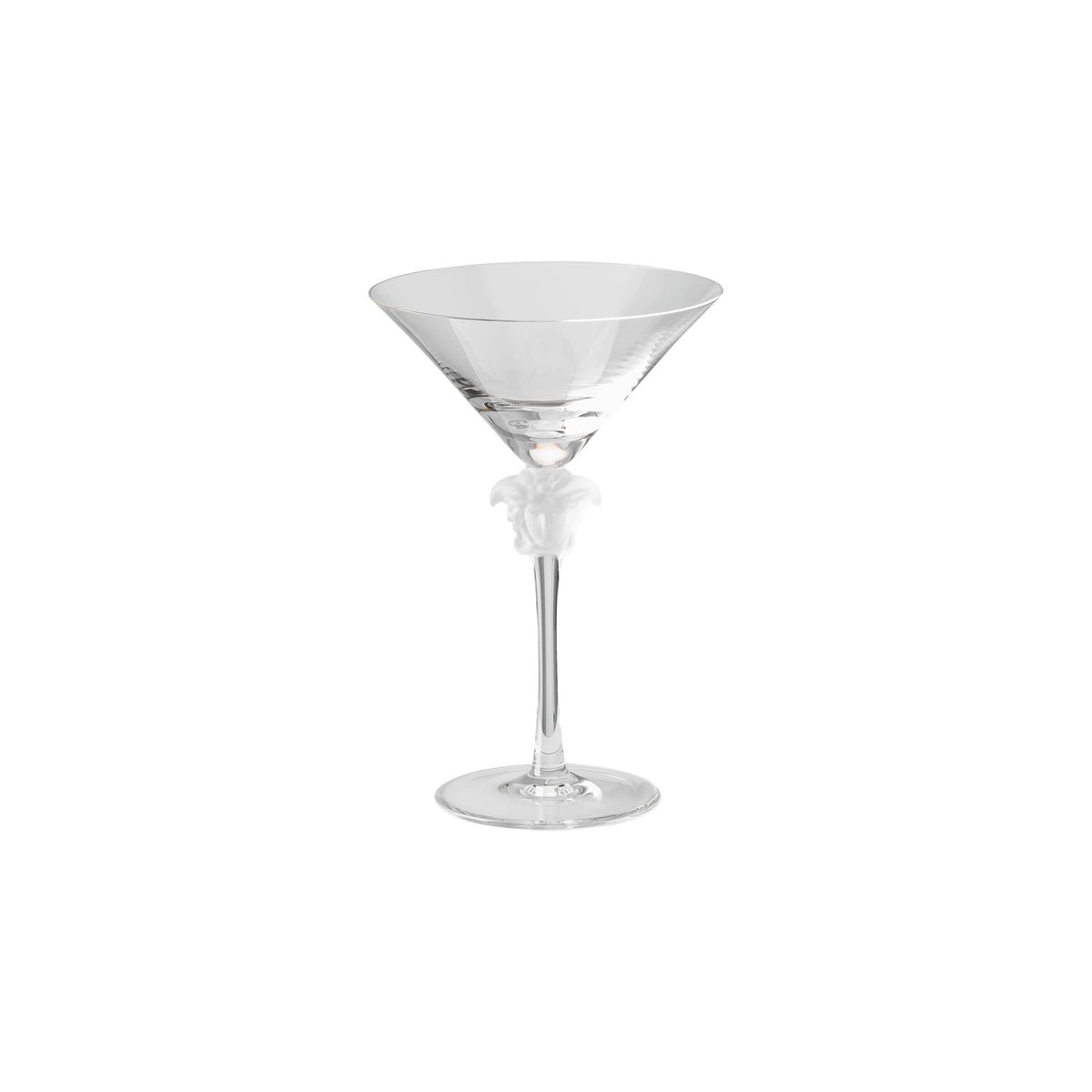 Versace Medusa Lumiere Crystal Martini Glass