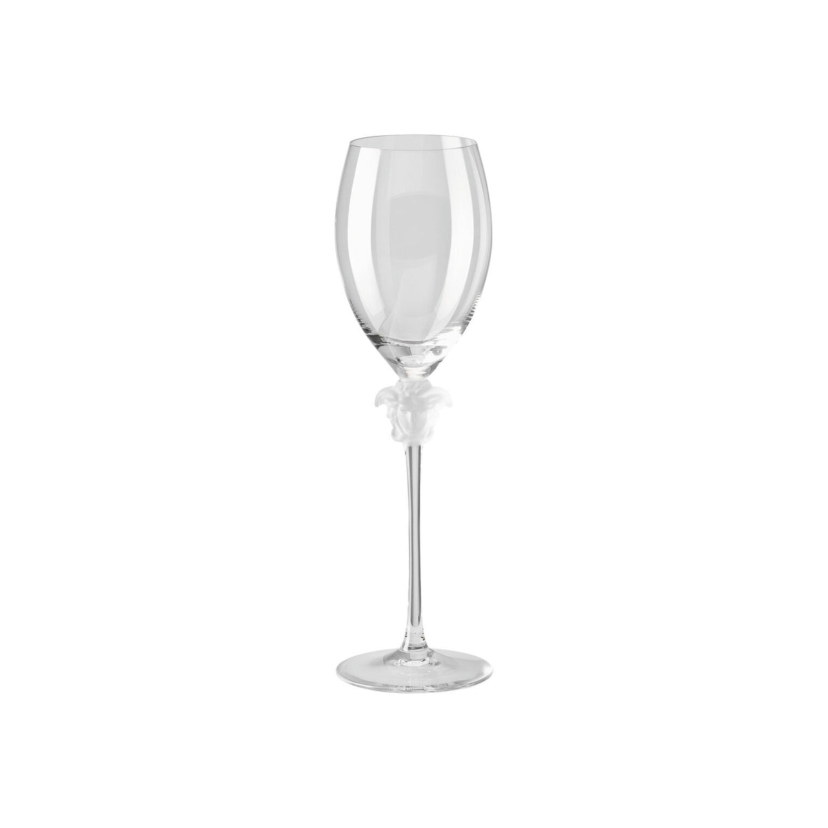 Versace Medusa Lumiere Crystal White Wine Glass