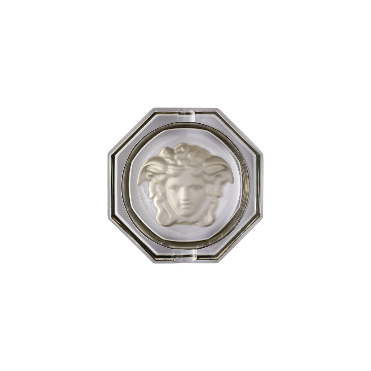 Versace Medusa Lumiere Haze Ashtray, 6 1/4 in