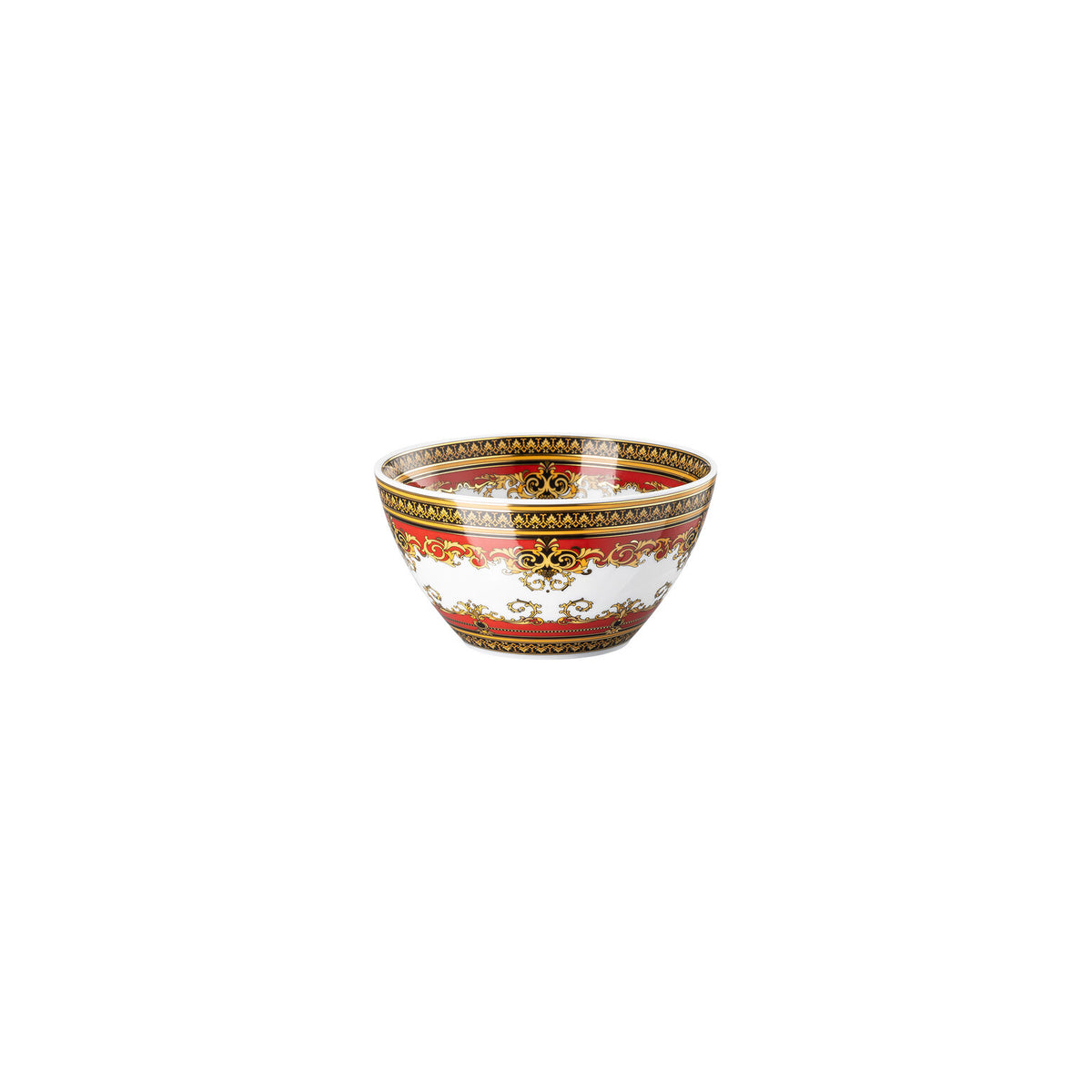 Versace Medusa Red Bowl, 6 in, 28 oz