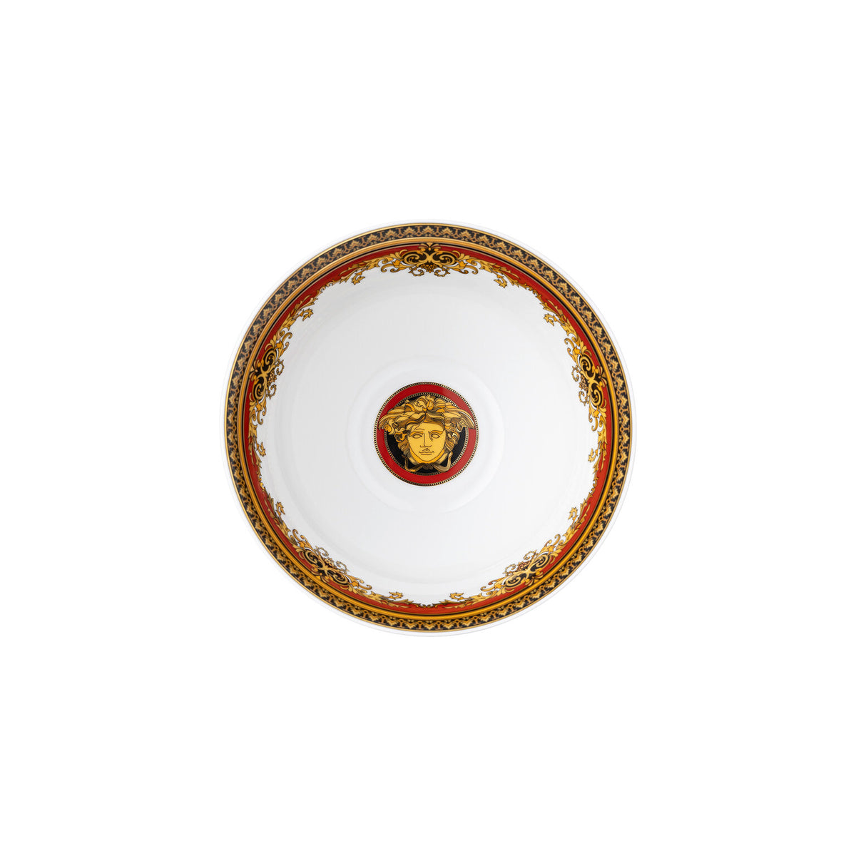 Versace Medusa Red Bowl, 7 1/4 in, view 2