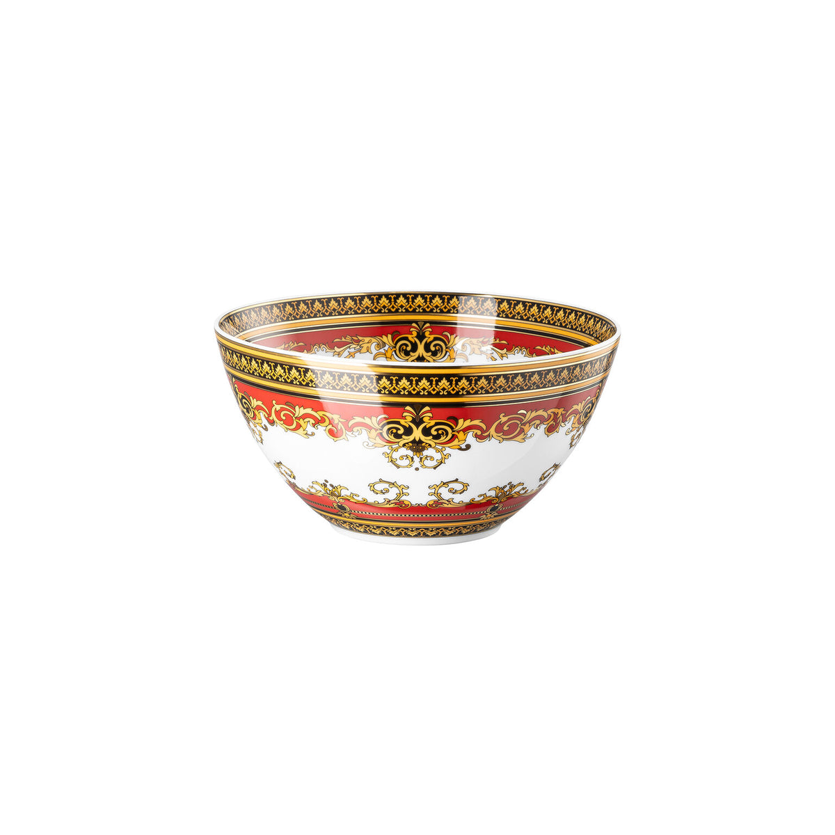Versace Medusa Red Bowl, 7 1/4 in