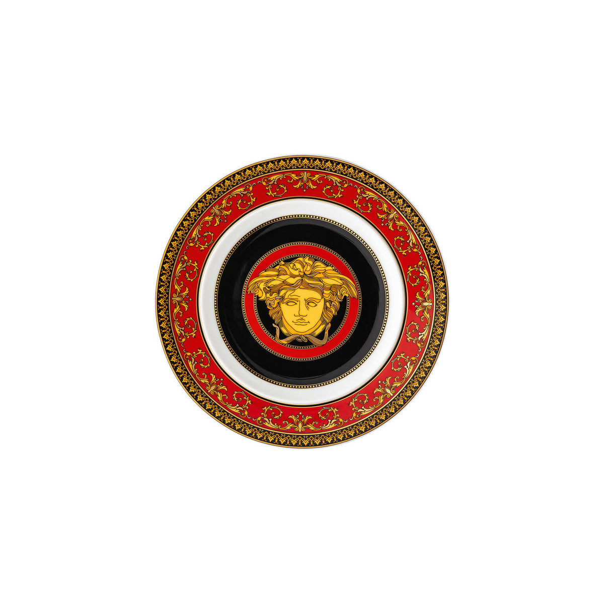 Versace Medusa Red Bread & Butter Plate, 7 in