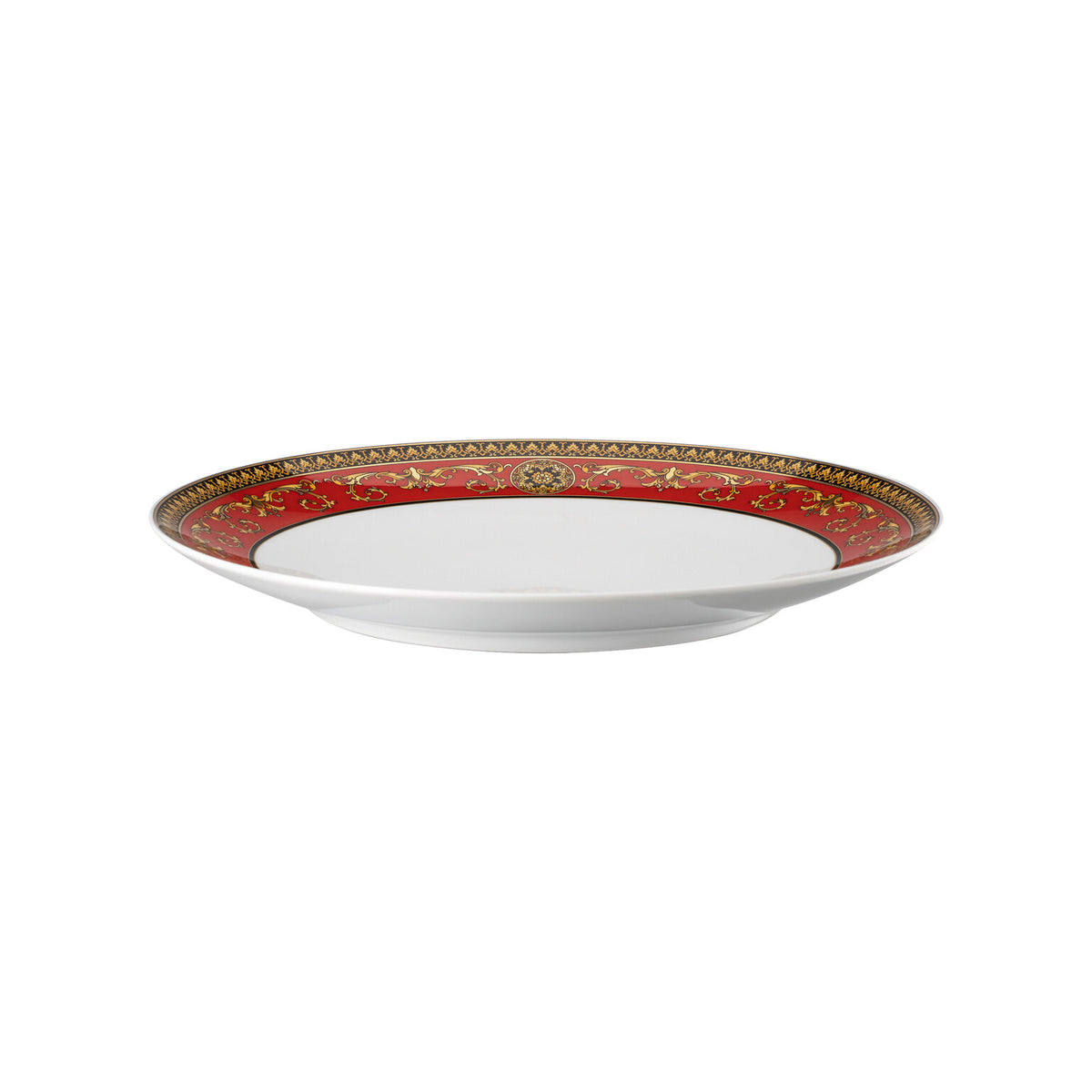 Versace Medusa Red Dinner Plate, 11 in, view 2