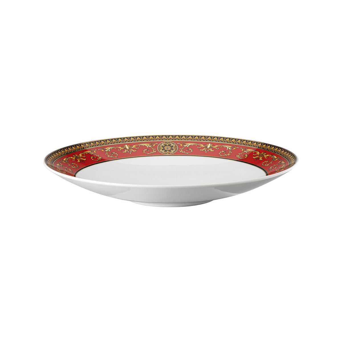 Versace Medusa Red Gourmet Plate, 11 in, view 2