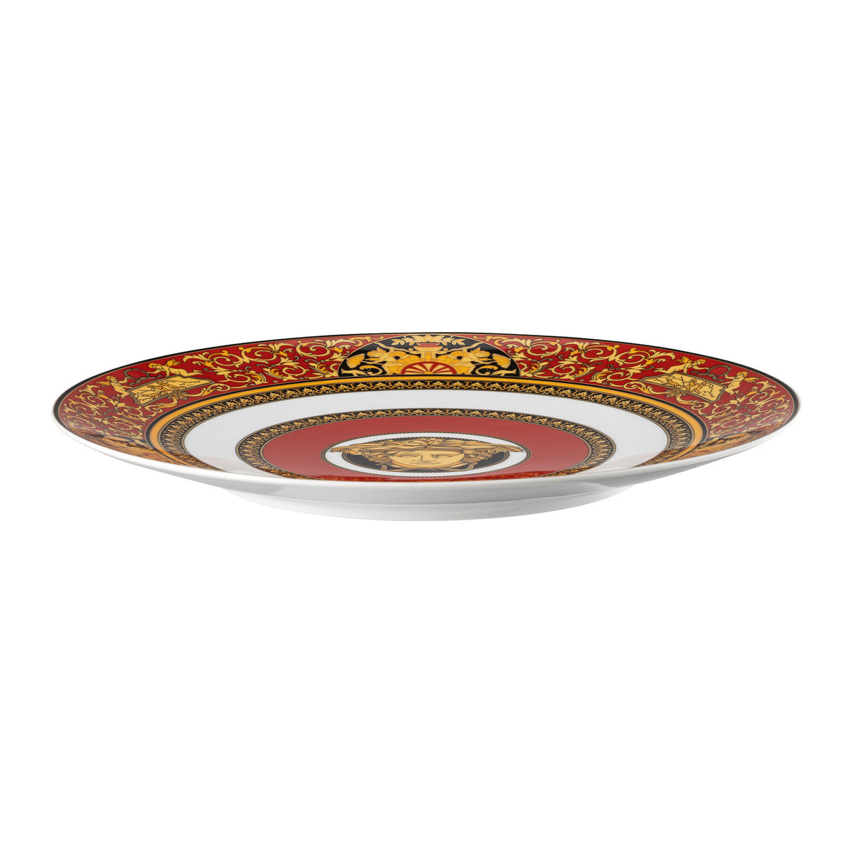 Versace Medusa Red Service Plate, 13 in, view 2