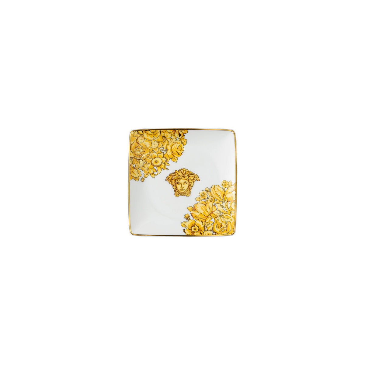 Versace Medusa Rhapsody Canape Dish, 4 3/4 in, Square