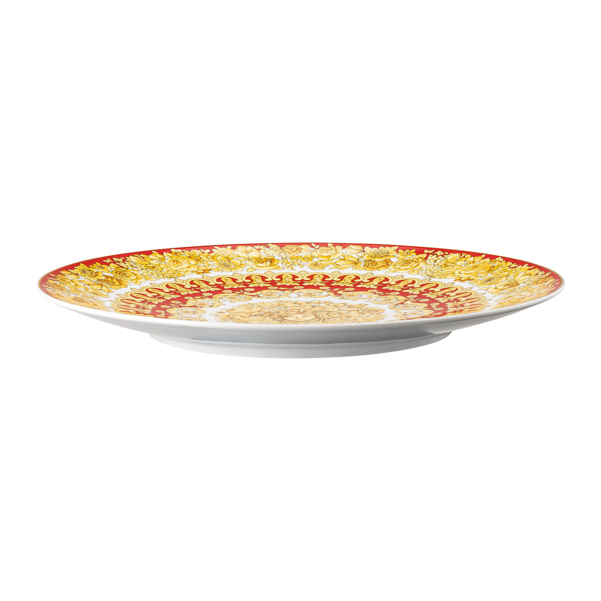 Versace Medusa Rhapsody Service Plate, 13 in, Red, view 2