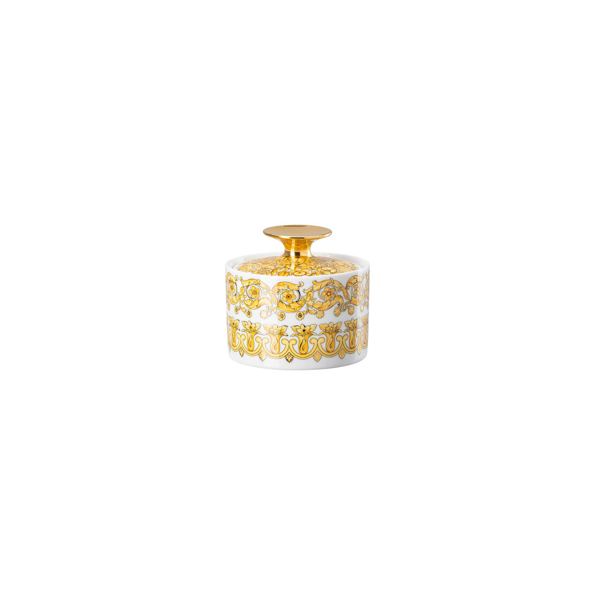 Versace Medusa Rhapsody Sugar Bowl, Covered, 7 oz