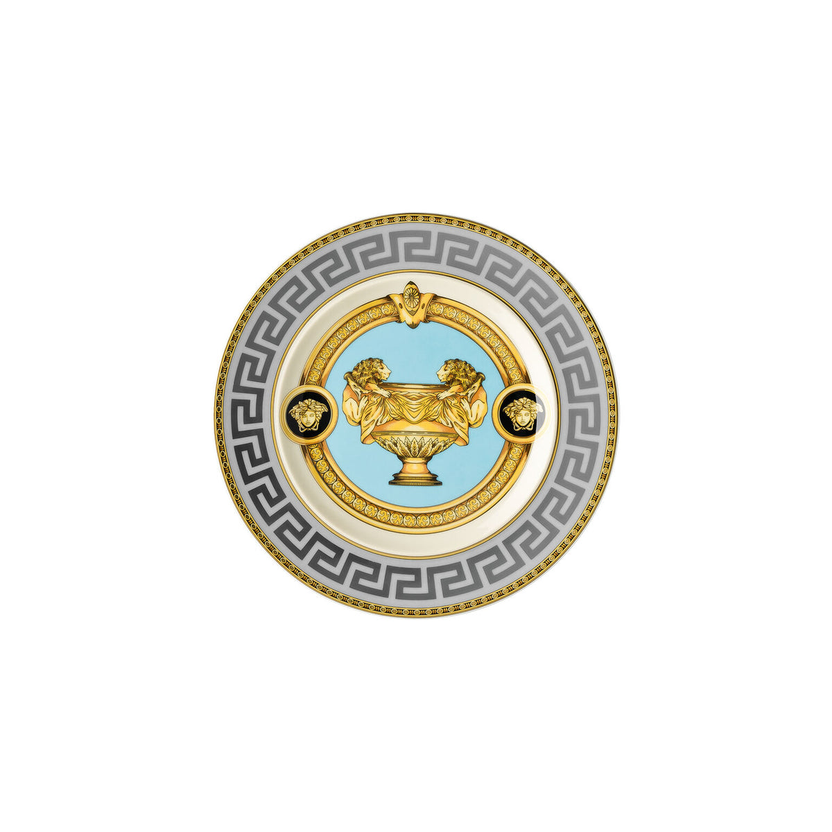 Versace Prestige Gala Bread & Butter Plate, 7 in, Blue Center