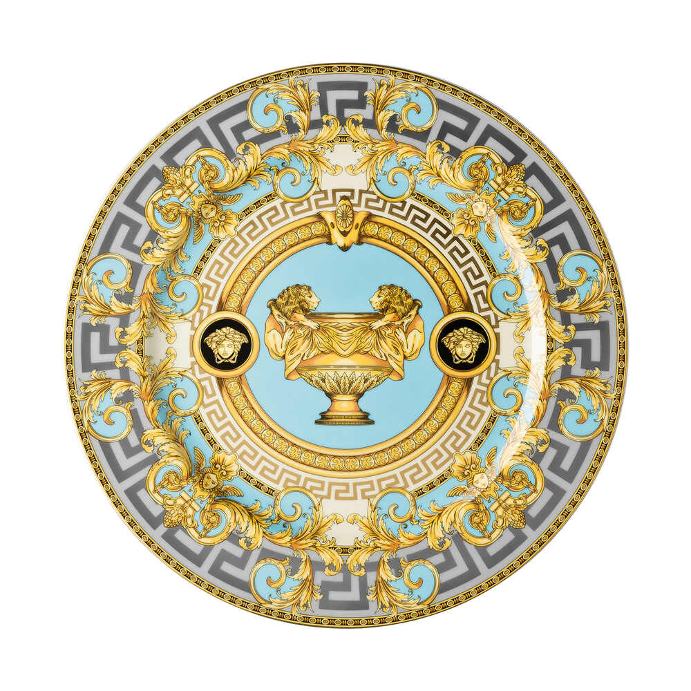 Versace Prestige Gala Service Plate, 11 3/4 in, Blue Center