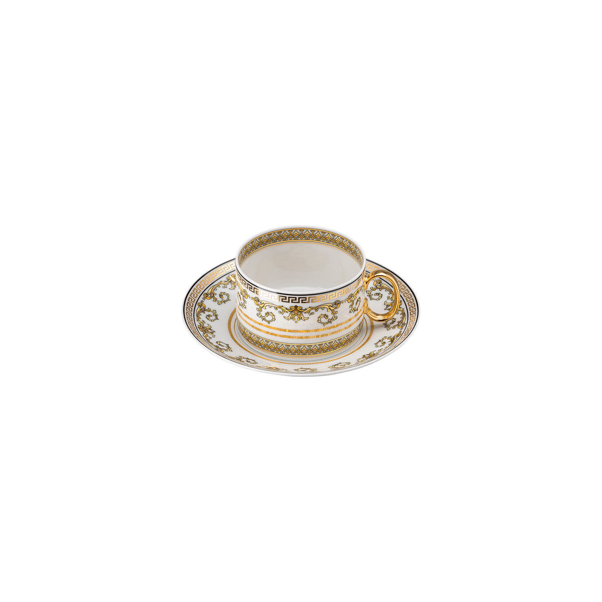Versace Virtus Gala Tea Cup & Saucer, view 2