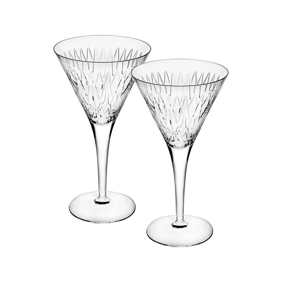 Vista Alegre Astro Set of 2 Martini on a white background