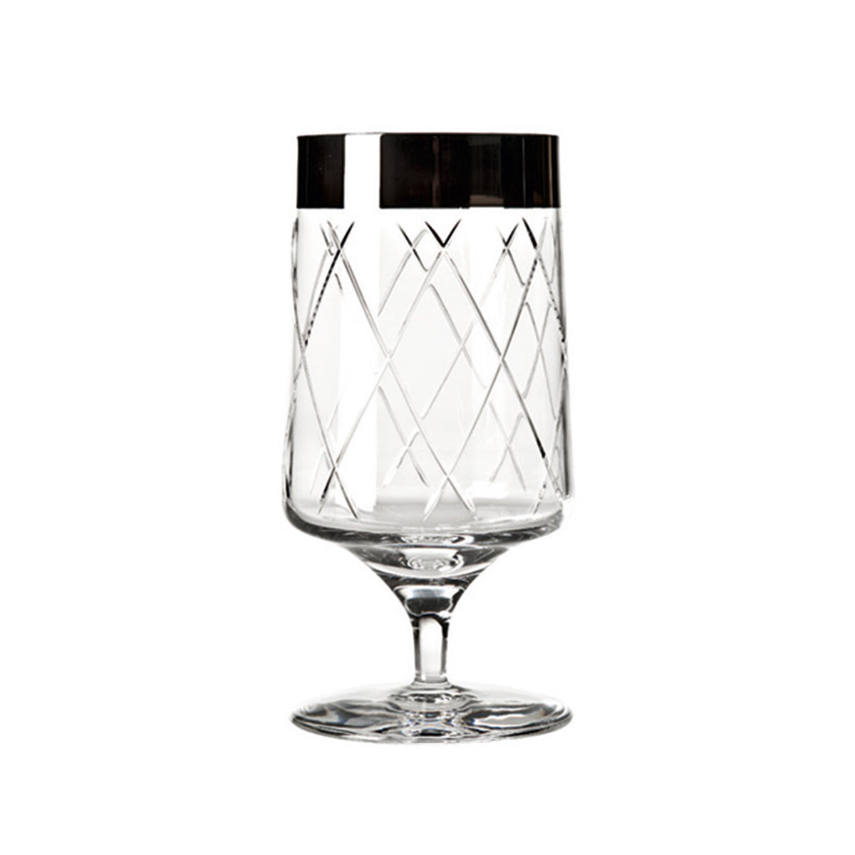 Vista Alegre Biarritz Water Goblet on a white background