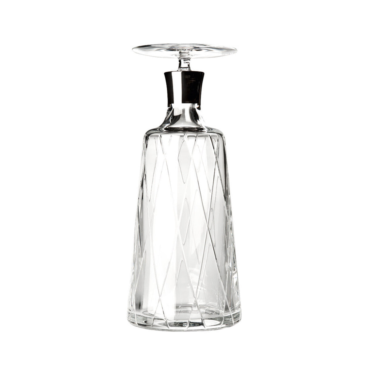 Vista Alegre Biarritz Whisky Decanter on a white background