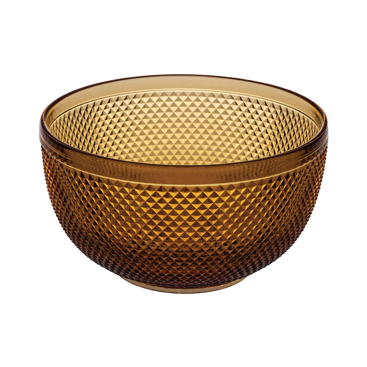 Vista Alegre Bicos Ambar Bowl on a white background