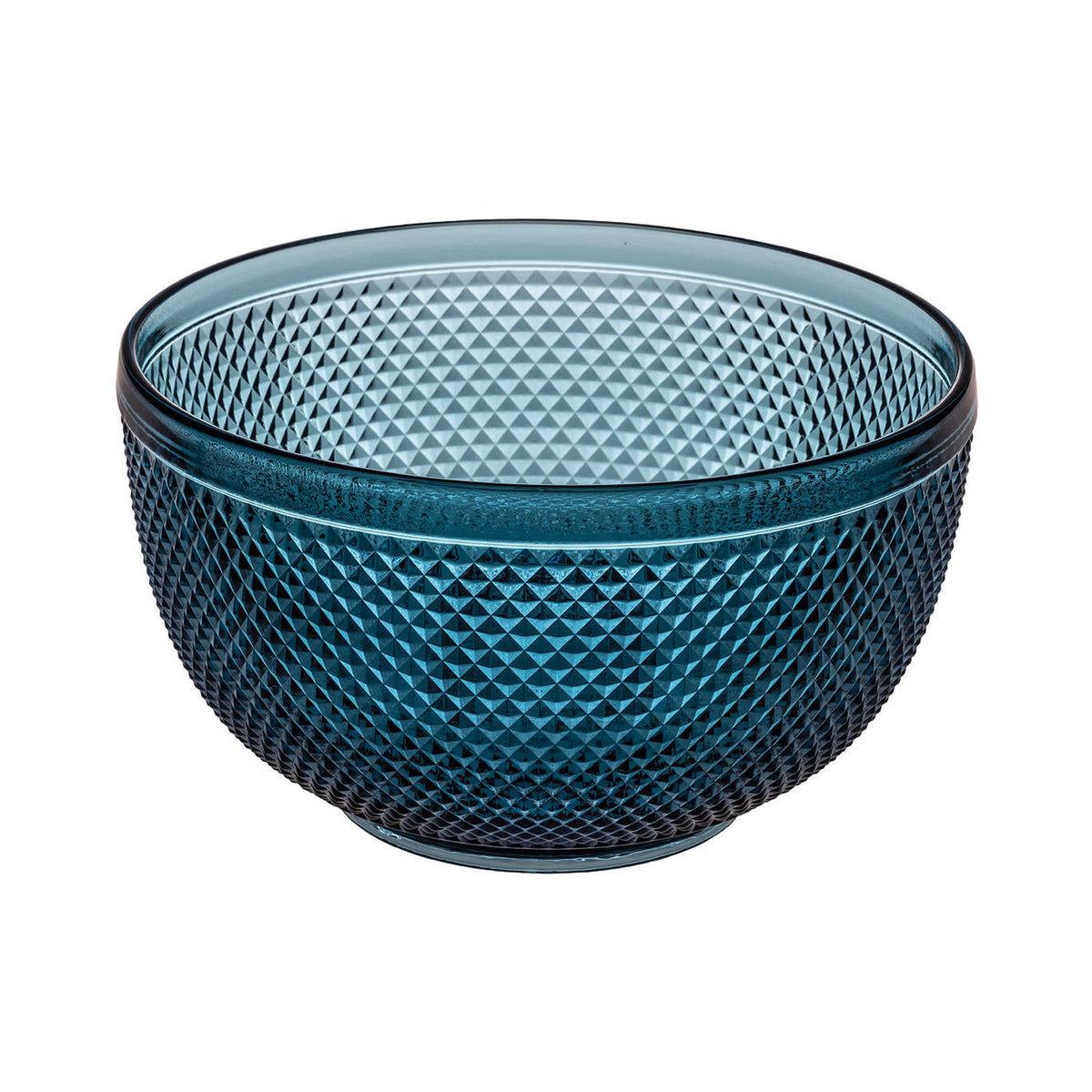 Vista Alegre Bicos Azul Bowl Blue on a white background