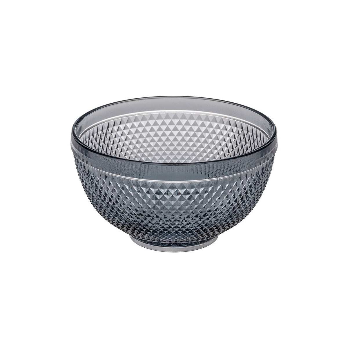 Vista Alegre Bicos Cinza Gray Medium Bowl on a white background