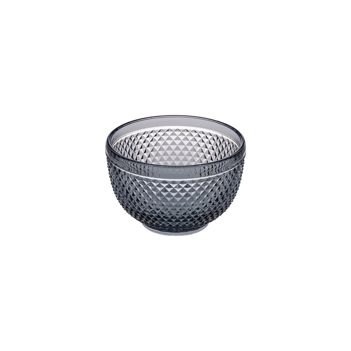 Vista Alegre Bicos Cinza Small Bowl Gray on a white background