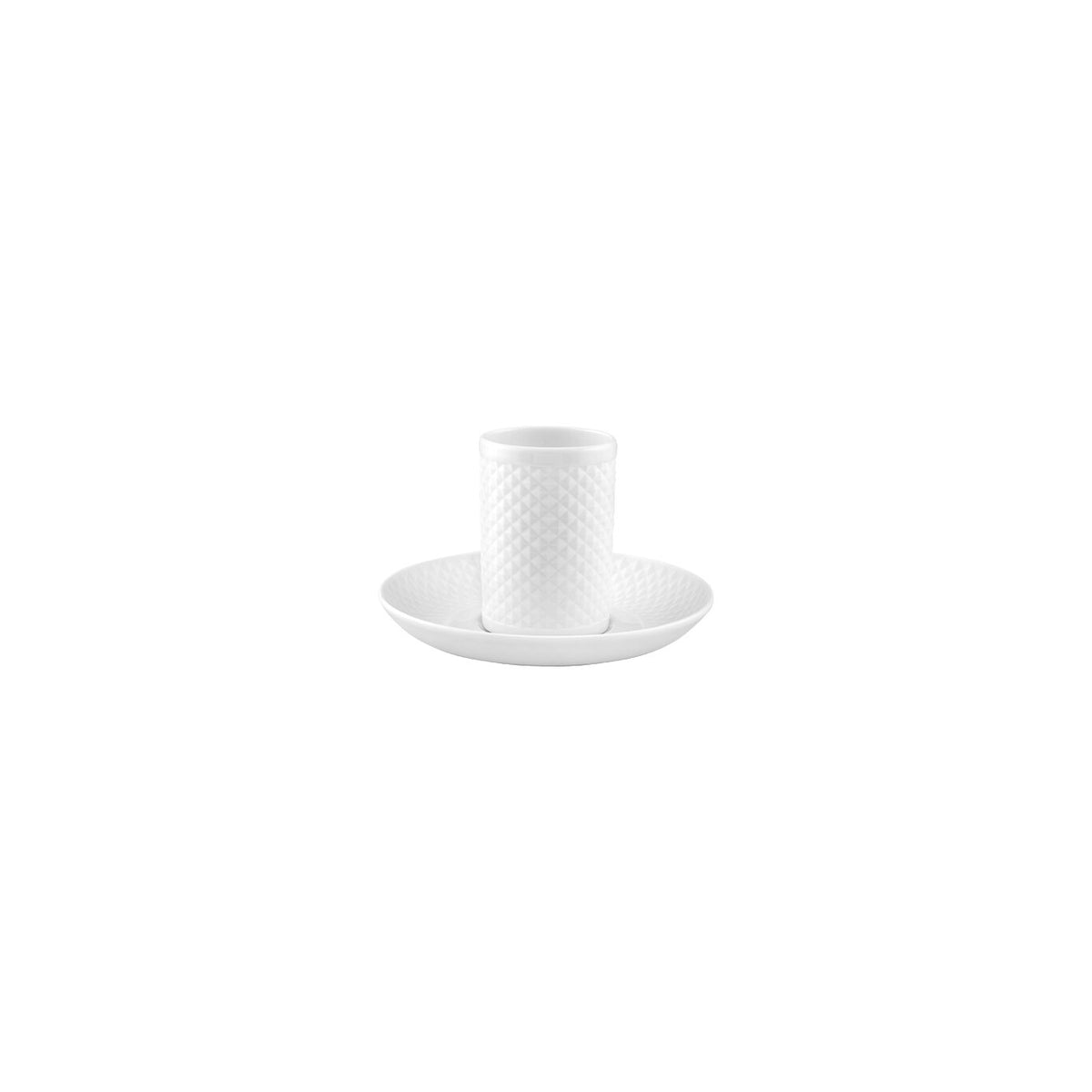 Vista Alegre Bicos Coffee Cup & Saucer on a white background