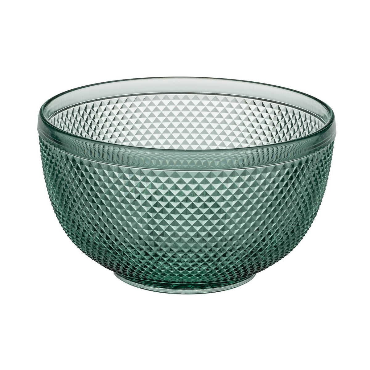 Vista Alegre Bicos Verde Mint Green Bowl on a white background