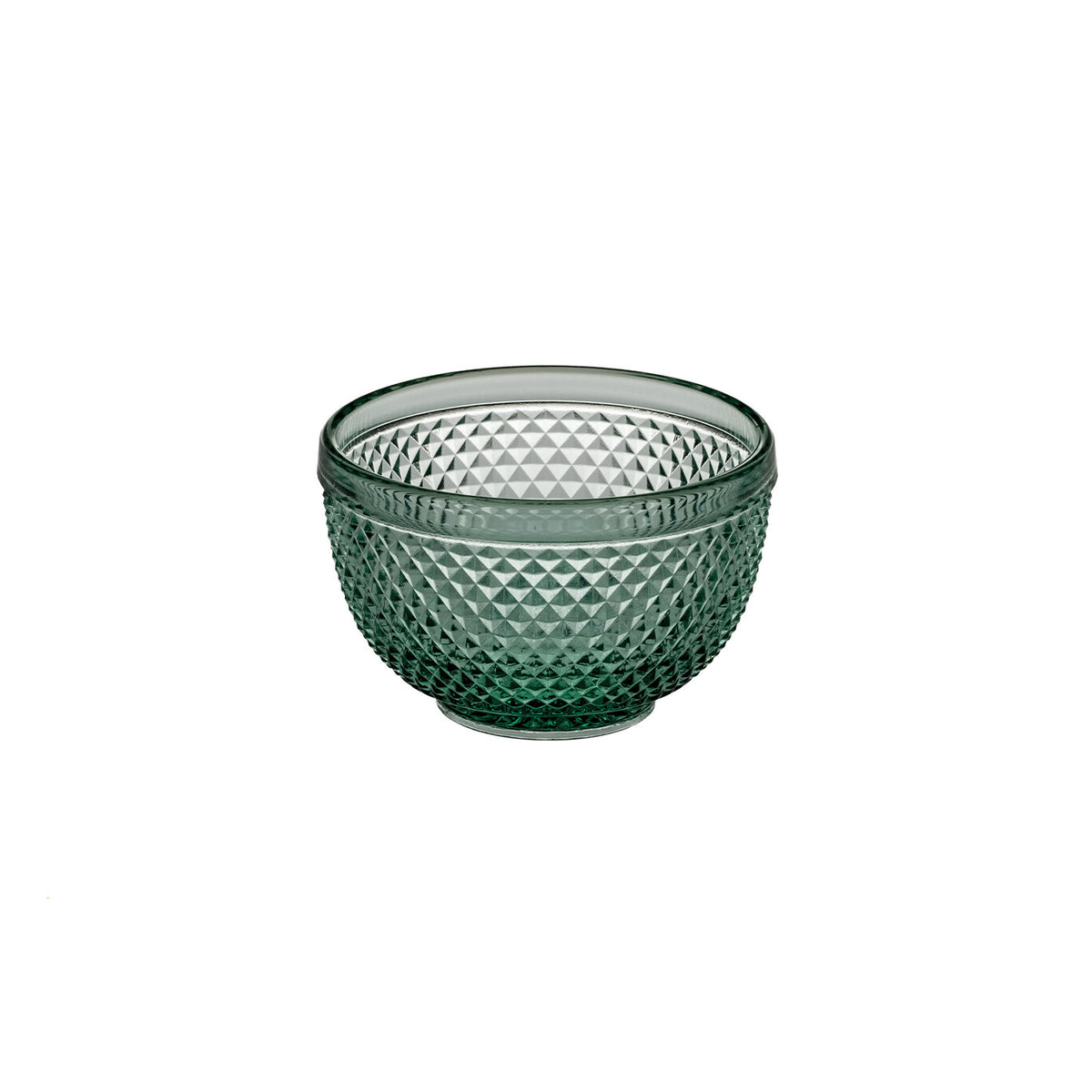 Vista Alegre Bicos Verde Mint Green Small Bowl on a white background