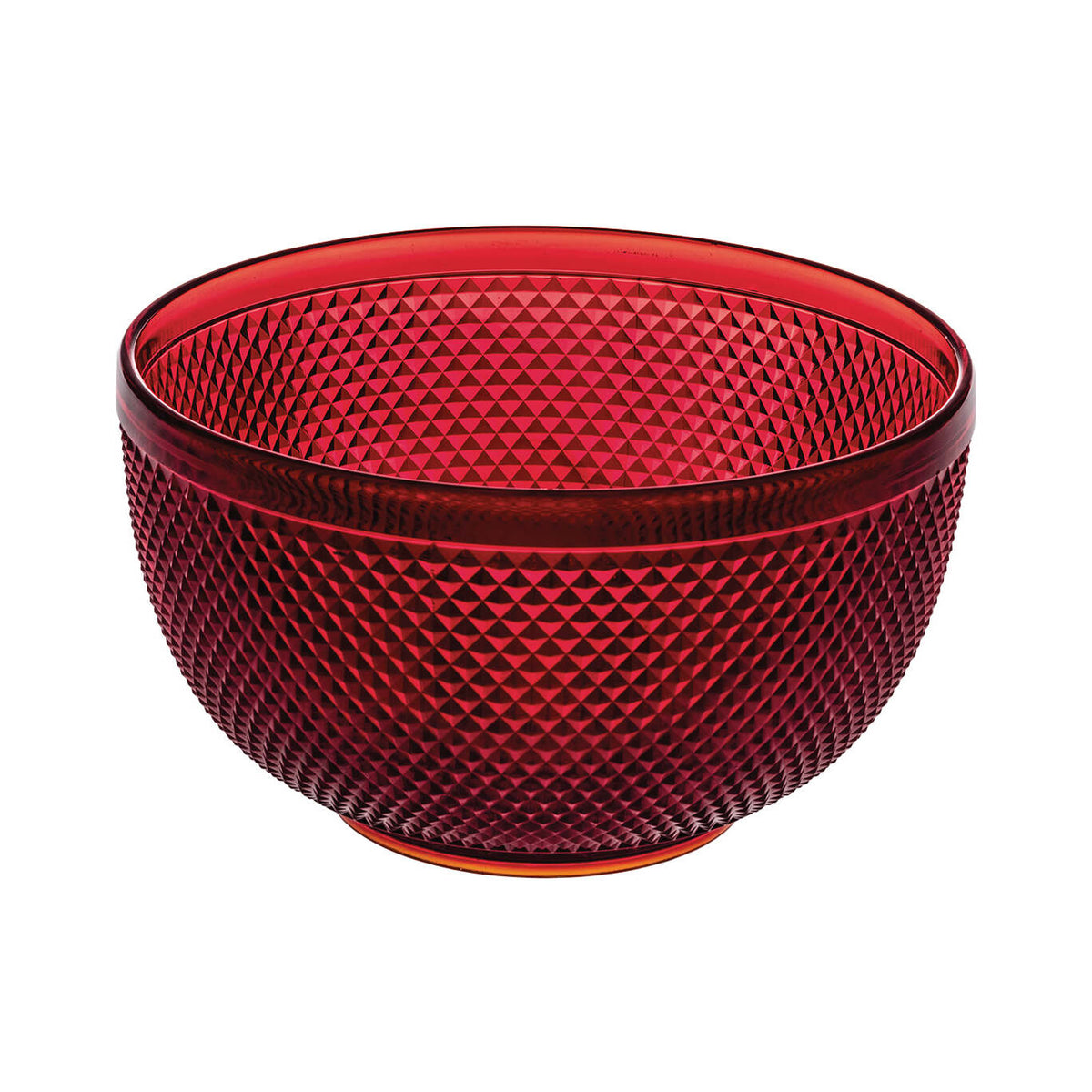 Vista Alegre Bicos Vermelho Bowl Red on a white background