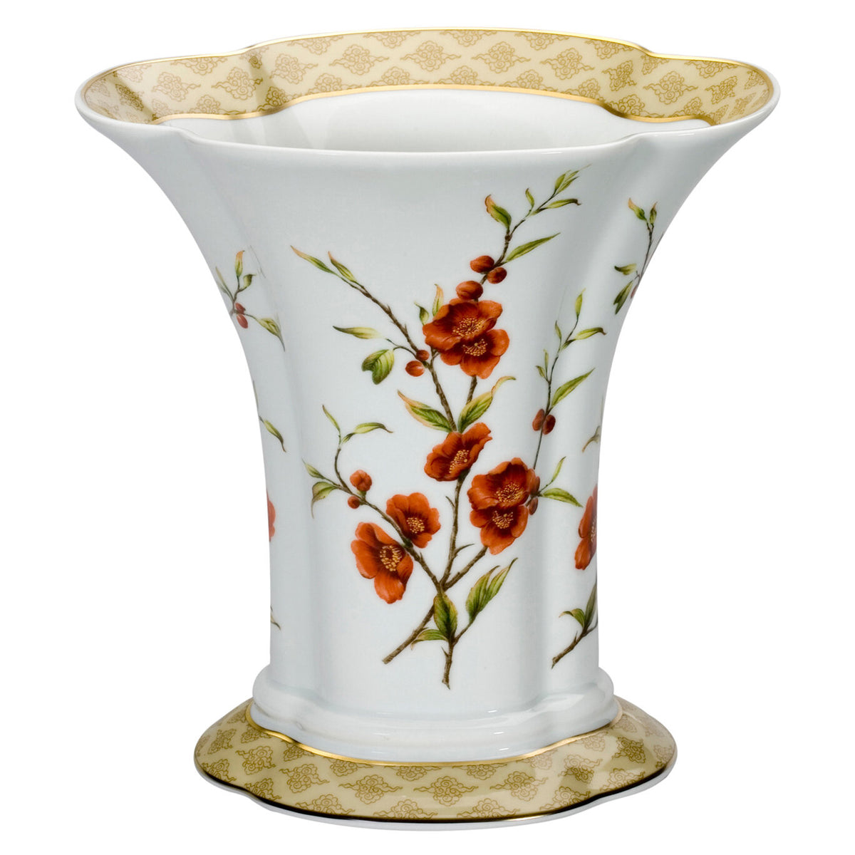 Vista Alegre Blossom Small Eduardo Vase on a white background