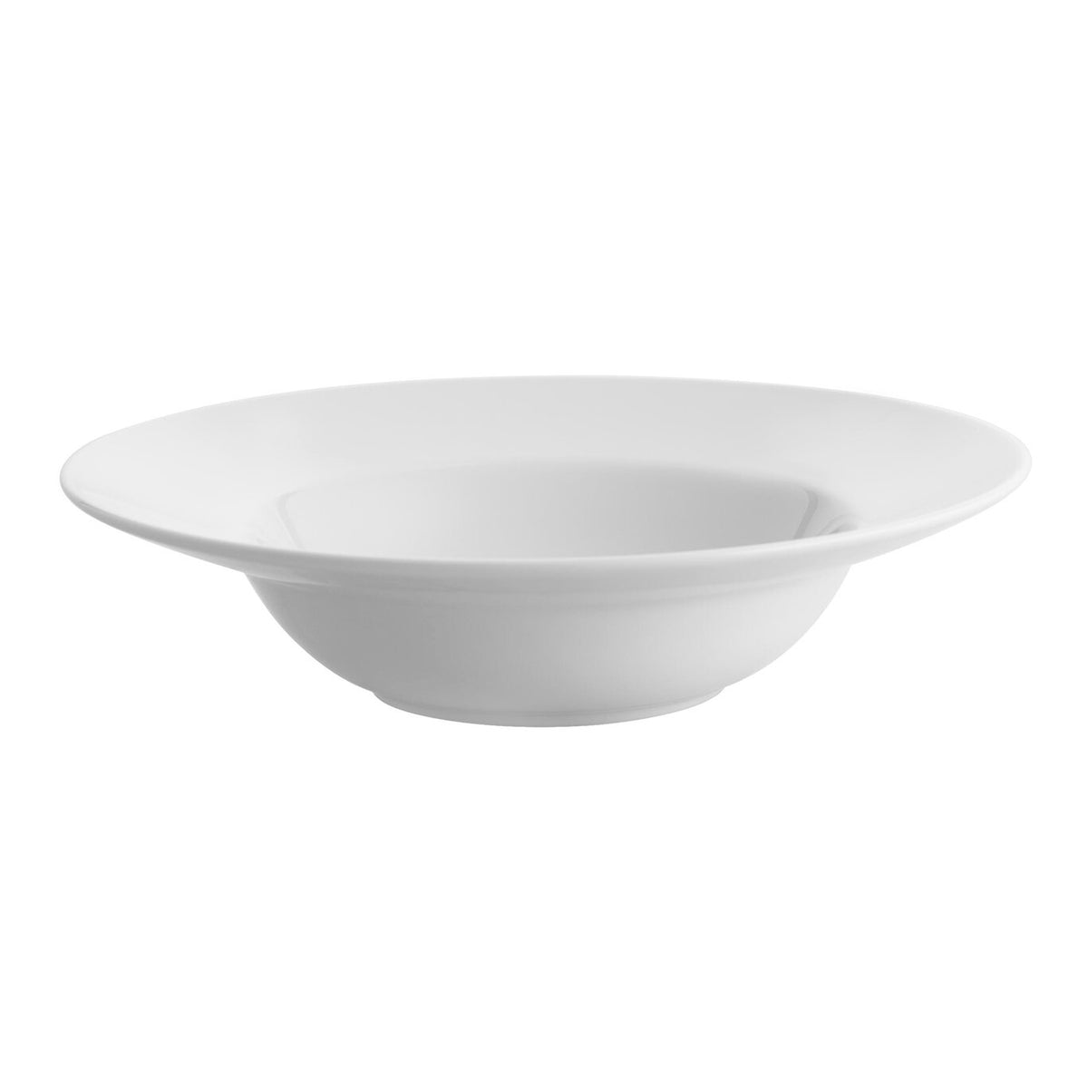 Vista Alegre Broadway White Large Pasta Plate on a white background