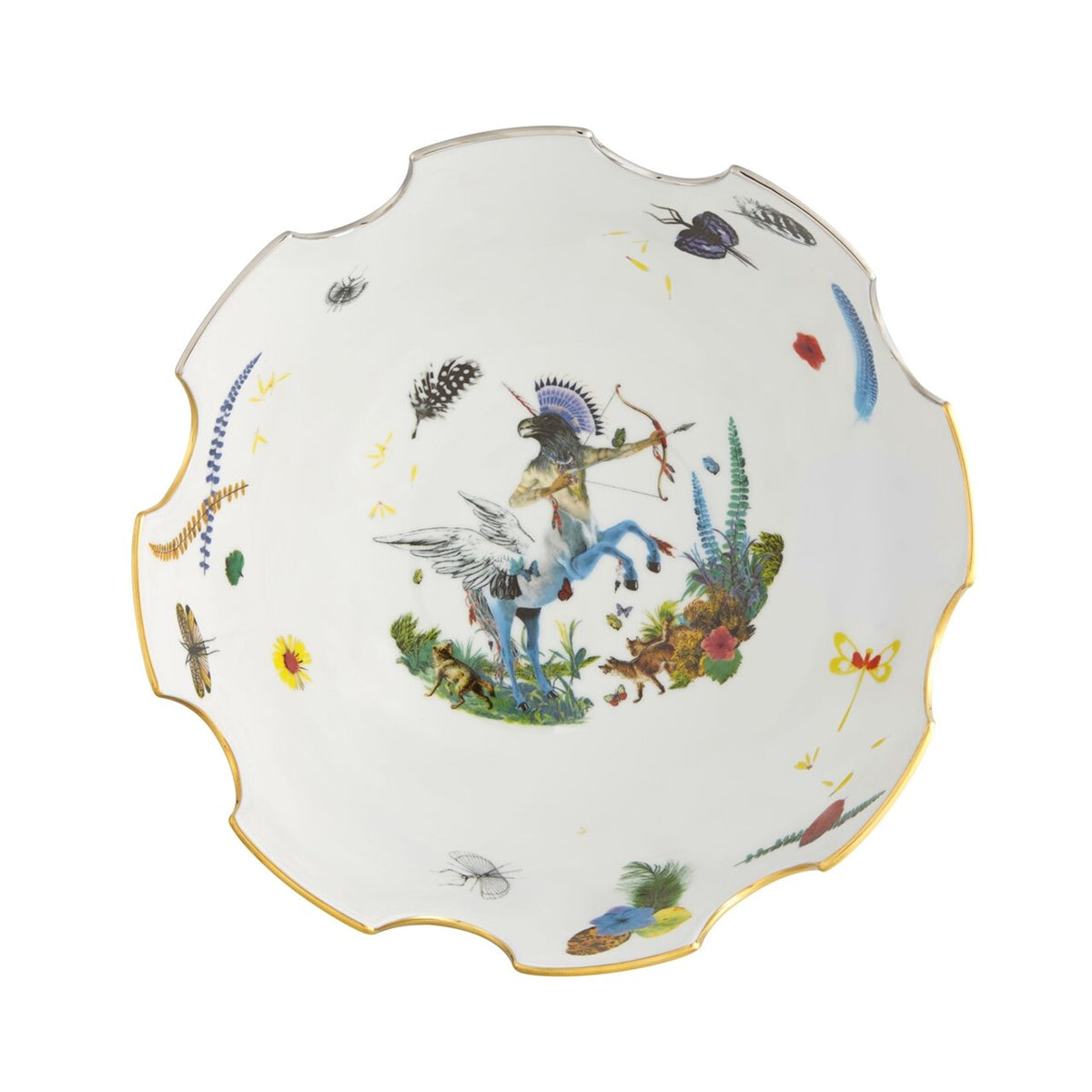 Vista Alegre Caribe Salad Bowl on a white background
